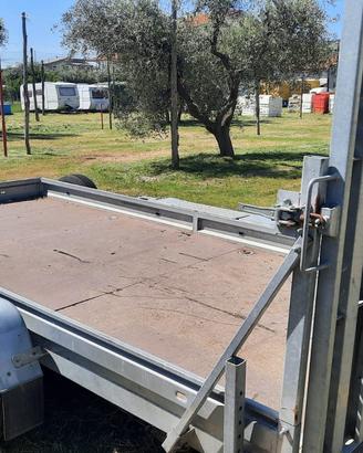 Rimorchio/carrello doppio asse portata 2580kg