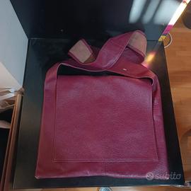 Borsa in pelle bordeaux