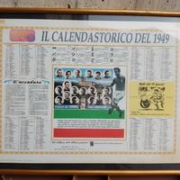 stampa calendario 1949 del Grande Torino