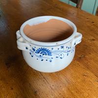 Vaso in terracotta dipinto a mano