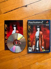 Kuon PS2 TESTATO PAL EU disco , guida, confezione