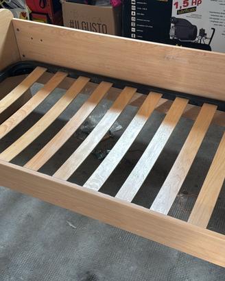 Letto e Rete  in legno per letto singolo