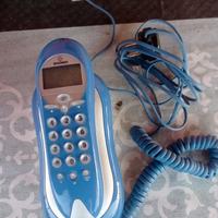 Telefono fisso vintage Brondi Display tasti grandi