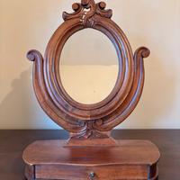 Specchio toilette oscillante da appoggio