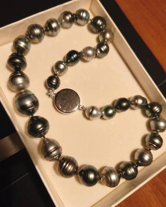 Collana di perle di Tahiti barocche