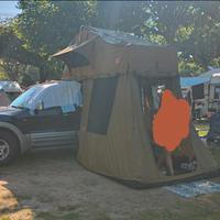 tenda da tetto come nuova usata 2 volte 