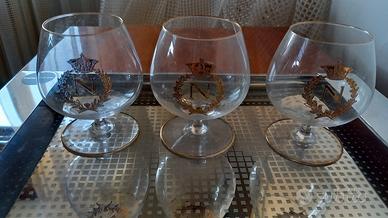 bicchieri cognac napoleon vintage