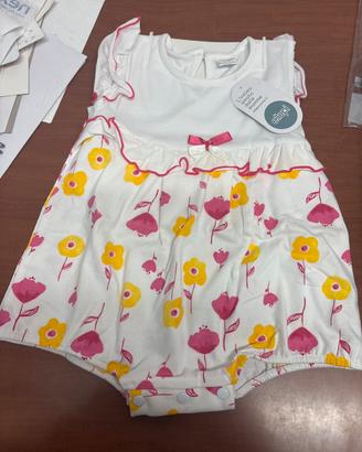 Pagliaccetto jersey 9 mesi neonata