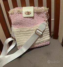 Borsa a tracolla nuova fatta a mano