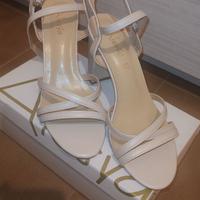 Sandali donna Alesya nude in vera pelle