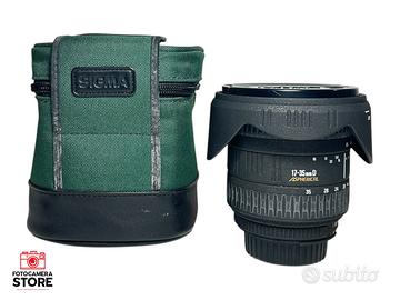 Sigma 17-35mm Nikon (GARANZIA 2 ANNI)