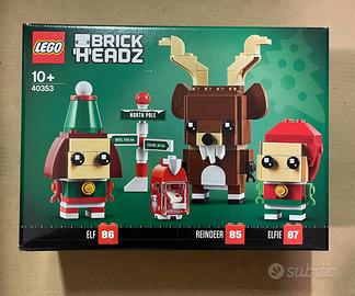 Lego 40353 Brickheadz Elfi e Renna Natale