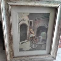 Quadro olio su tela d ' autore
