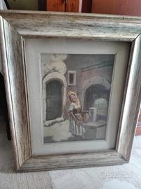 Quadro olio su tela d ' autore