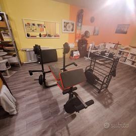 Palestra multifunzionale + vari pesi TOP