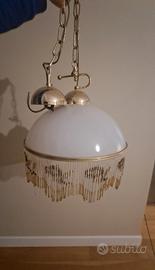 Lampadario vintage stile art decó