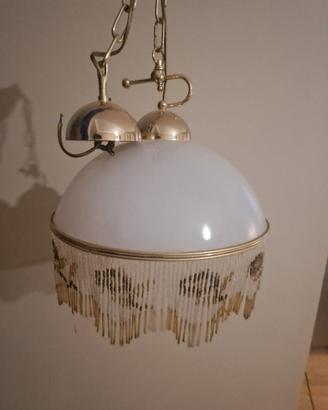 Lampadario vintage stile art decó