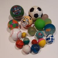 Palline rimbalzine di gomma e spugna