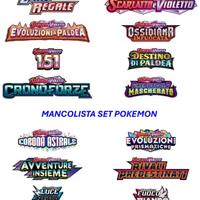 Mancolista set Pokemon