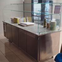Tavolo Refrigerato con vetrina esposizione