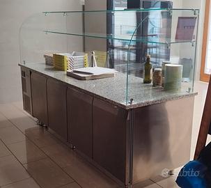Tavolo Refrigerato con vetrina esposizione