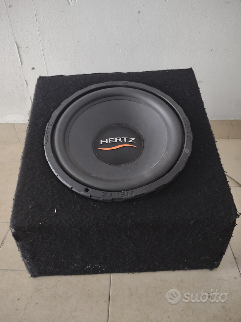 Subwoofer Hertz singola bobina 1400w 4 ohm Audio/Video In vendita a