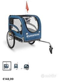 Passeggino per Cani DURAMAXX KING REX, Bicicletta