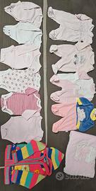 Lotto abbigliamento neonata 0 a 3 mesi invernale