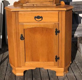 Mobile Angoliera Basso Cassetto Rustico Legno