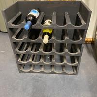 Portabottiglie in legno – 25 posti – stile rustico