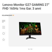 Monitor Lenovo 165hz