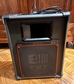 Amplificatore con mixer ,cassa attiva FBT KX3