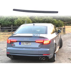 SPOILER AUDI A4 B9 SEDAN 15-19 LOOK RS4 NERO OPACO