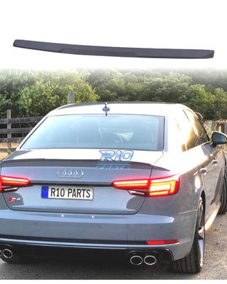 SPOILER AUDI A4 B9 SEDAN 15-19 LOOK RS4 NERO OPACO