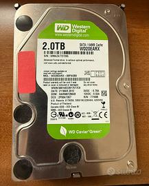Hard disk 3,5 Wd green 2tb Wd20earx