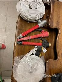 2 manichette e 4 lance - Antincendio! Nuovo!