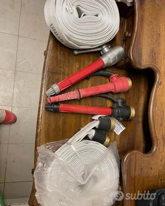 2 manichette e 4 lance - Antincendio! Nuovo!