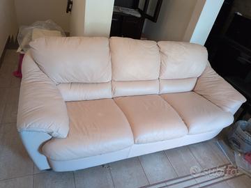 Coppia divani in pelle Natuzzi