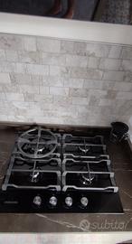 Samsung piano cottura gas 4 fuochi vetro ceramica