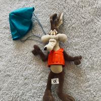 🪂 Peluche Willy il Coyote  – Vintage Anni 20 🪂