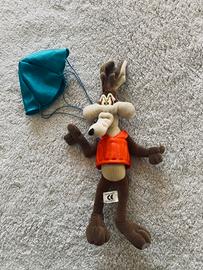 🪂 Peluche Willy il Coyote  – Vintage Anni 20 🪂