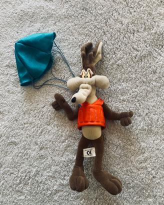 🪂 Peluche Willy il Coyote  – Vintage Anni 20 🪂