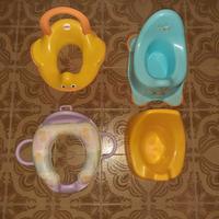 N° 2 vasetti + n° 2 Riduttori wc Bambina