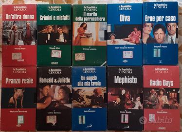 Lotto 10 videocassette VHS serie La Repubblica