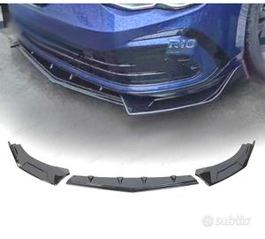 SPOILER LIP VOLKSWAGEN VW GOLF 8 R LINE NERO LUCID