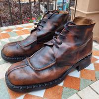 Scarpe uomo alte in vera pelle