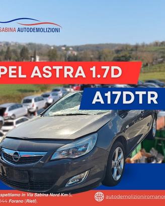 Opel astra 2012 1.7 d sigla motore A17DR