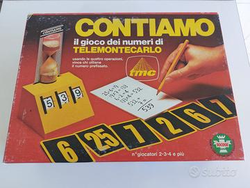 Gioco Contiamo vintage originale anni 80