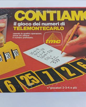 Gioco Contiamo vintage originale anni 80