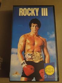 Videocassette Rocky III, IV, V. 